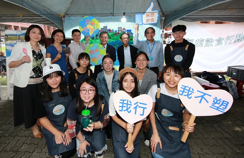 校慶系列報導》市集出租環保餐具　無痕飲食「還天海藍顏」圖片