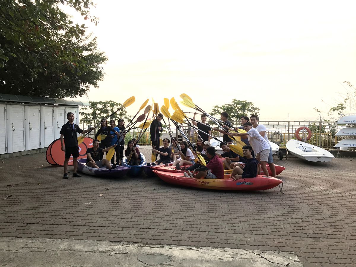 校慶系列報導》乘風破浪的師生　夕陽獨木舟海洋體驗圖片