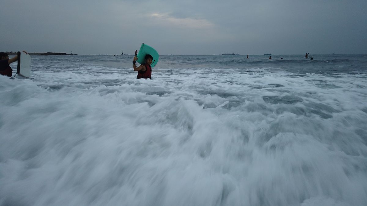 校慶系列報導》乘風破浪的師生　夕陽獨木舟海洋體驗圖片